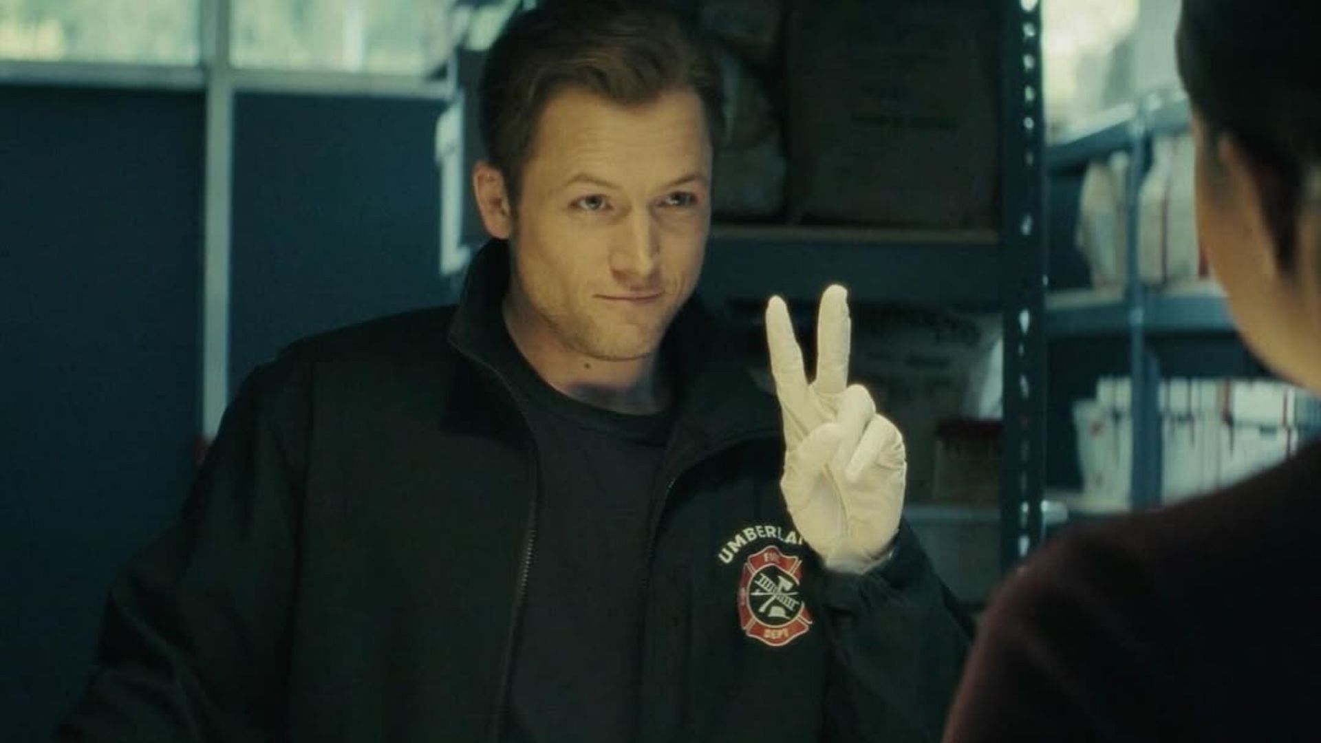 Taron Egerton plays Dave Gudsen in the Apple TV+ series Smoke (Image via Instagram/@appletv)